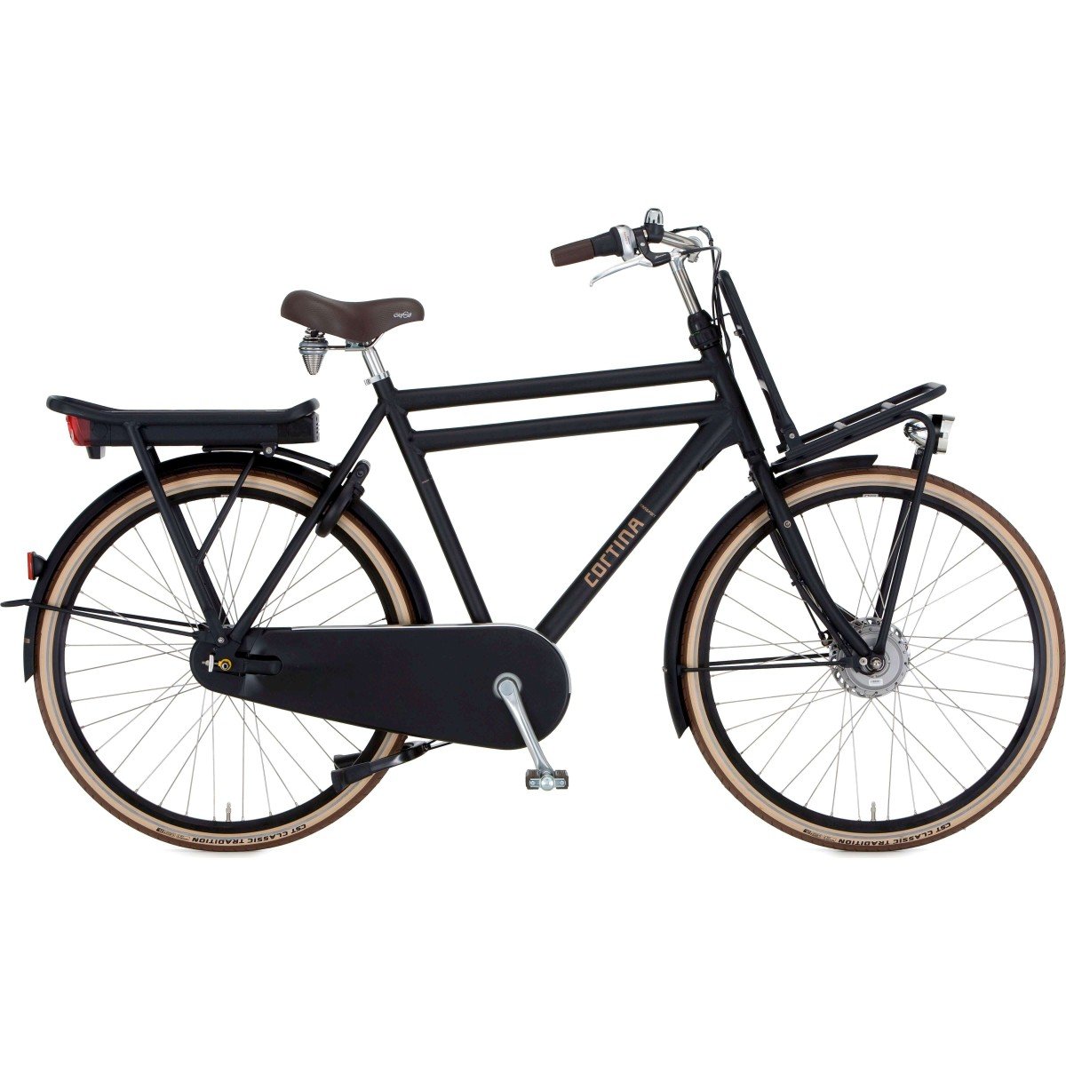 CORTINA E-U4 Transport Heren Jet Black Matt 53cm 2024