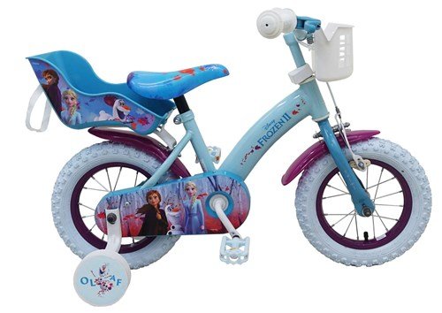 Volare Disney Frozen 2 Kinderfiets - Meisjes - 12 inch - , Blauw, Paars