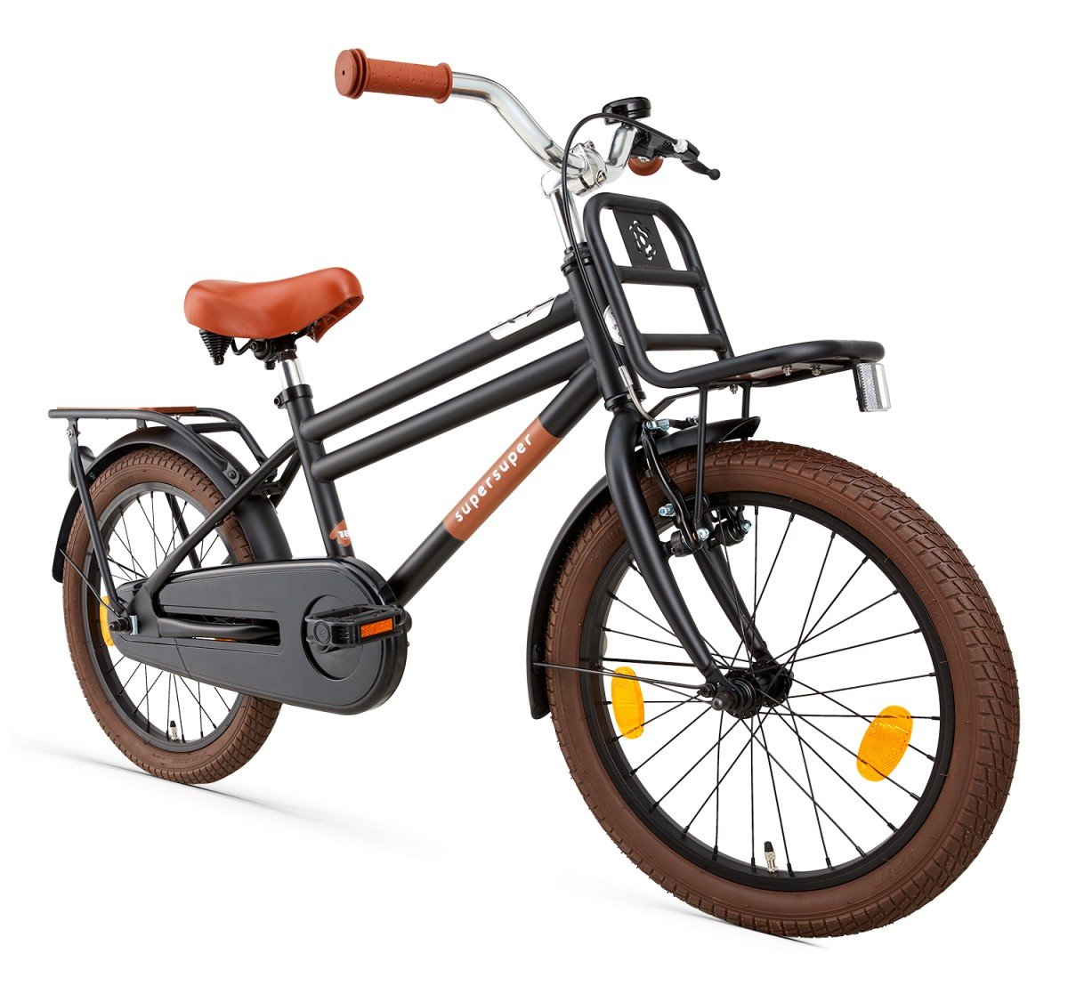 Supersuper Cooper Bamboo 18 Boys Matt Black Jongens Zwart 18 inch 2023