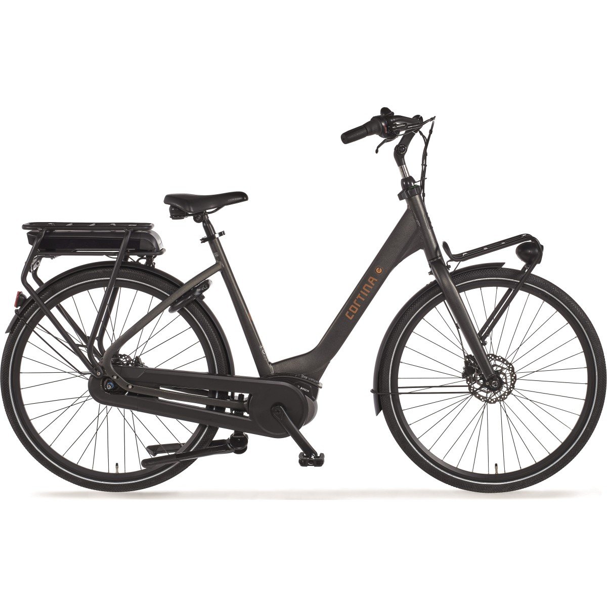 CORTINA E-Common Dames Black Gold Matt 50cm 2024
