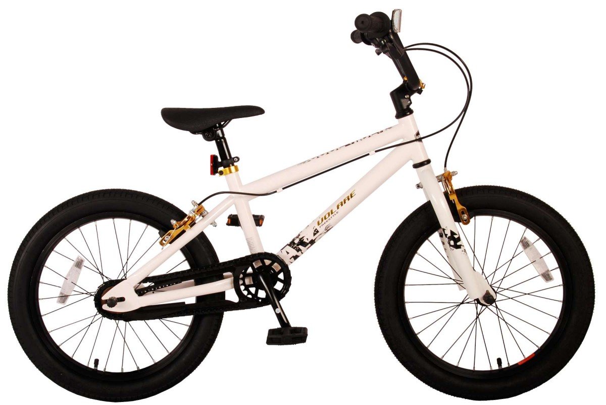 Volare Cool Rider Kinderfiets - Jongens - 18 inch - Wit -, Wit