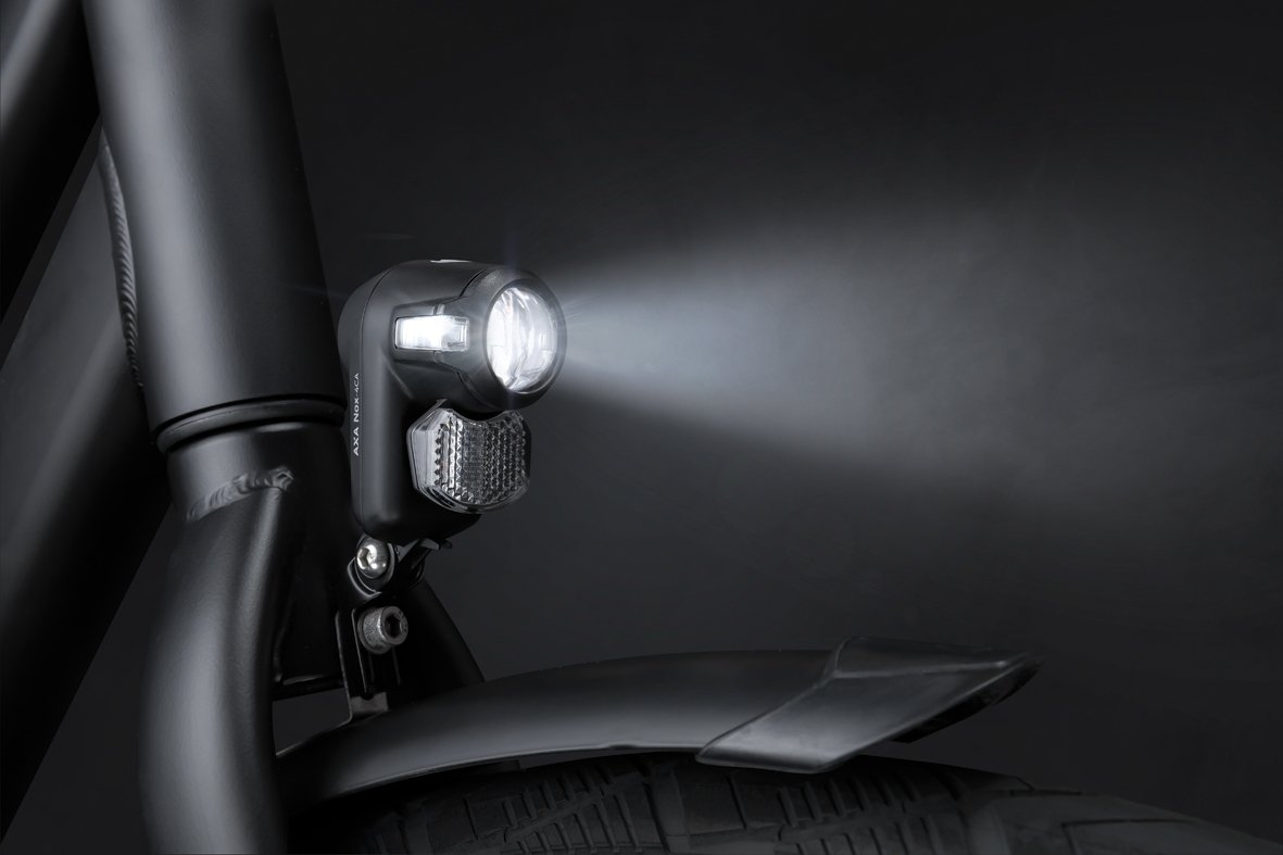 Axa koplamp Nox City batterij 4 lux zwart