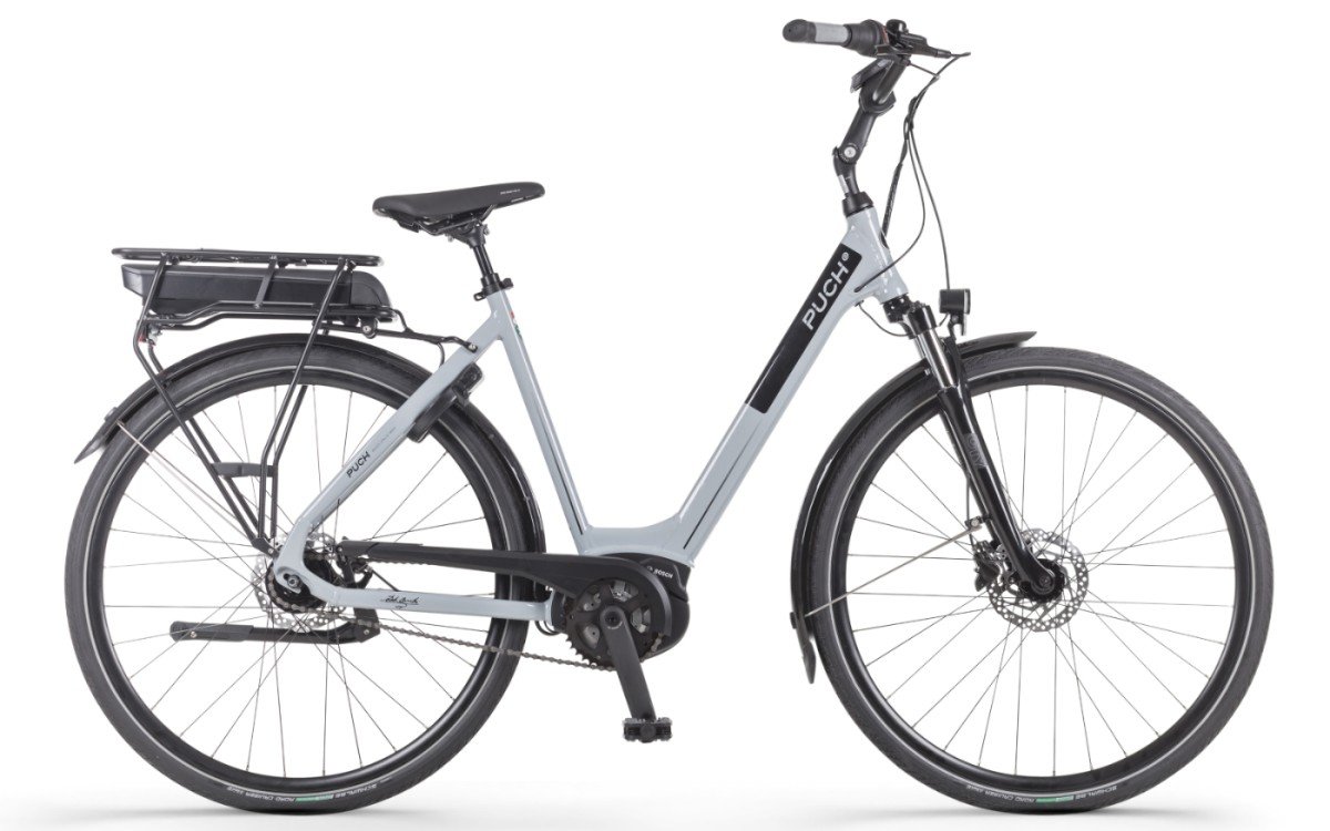 Puch E-Symphony Dames, Stormey Grey Glossy