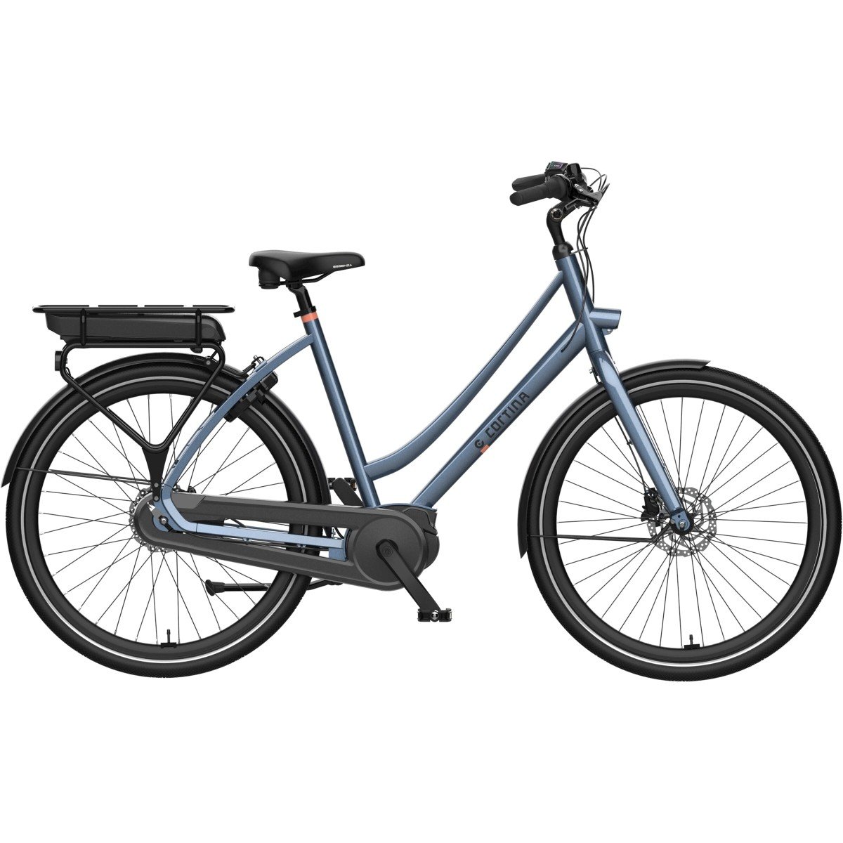 CORTINA Fiets E-Tide L50 Dames Blauw 50cm 2024