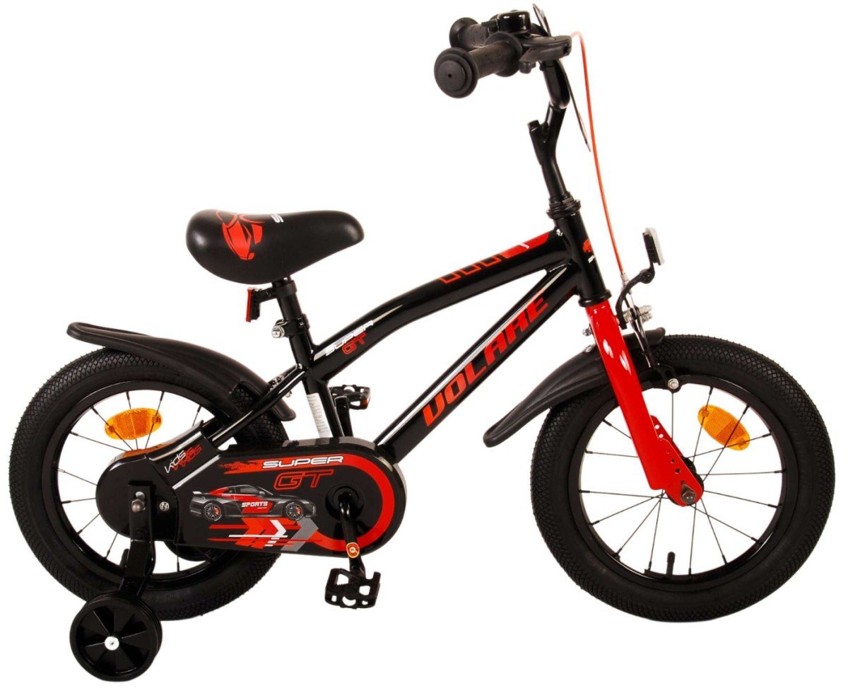 Volare Super GT Kinderfiets - Jongens - 14 inch, Rood