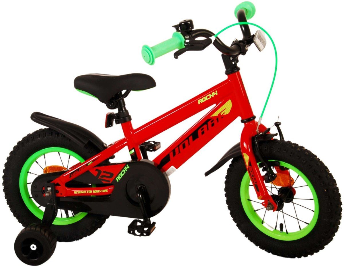 Volare Rocky Kinderfiets - Jongens - 12 inch Jongens Rood 2024