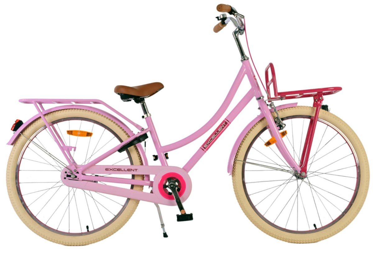 Volare Excellent Kinderfiets - Meisjes - 24 inch - Roze -, Roze