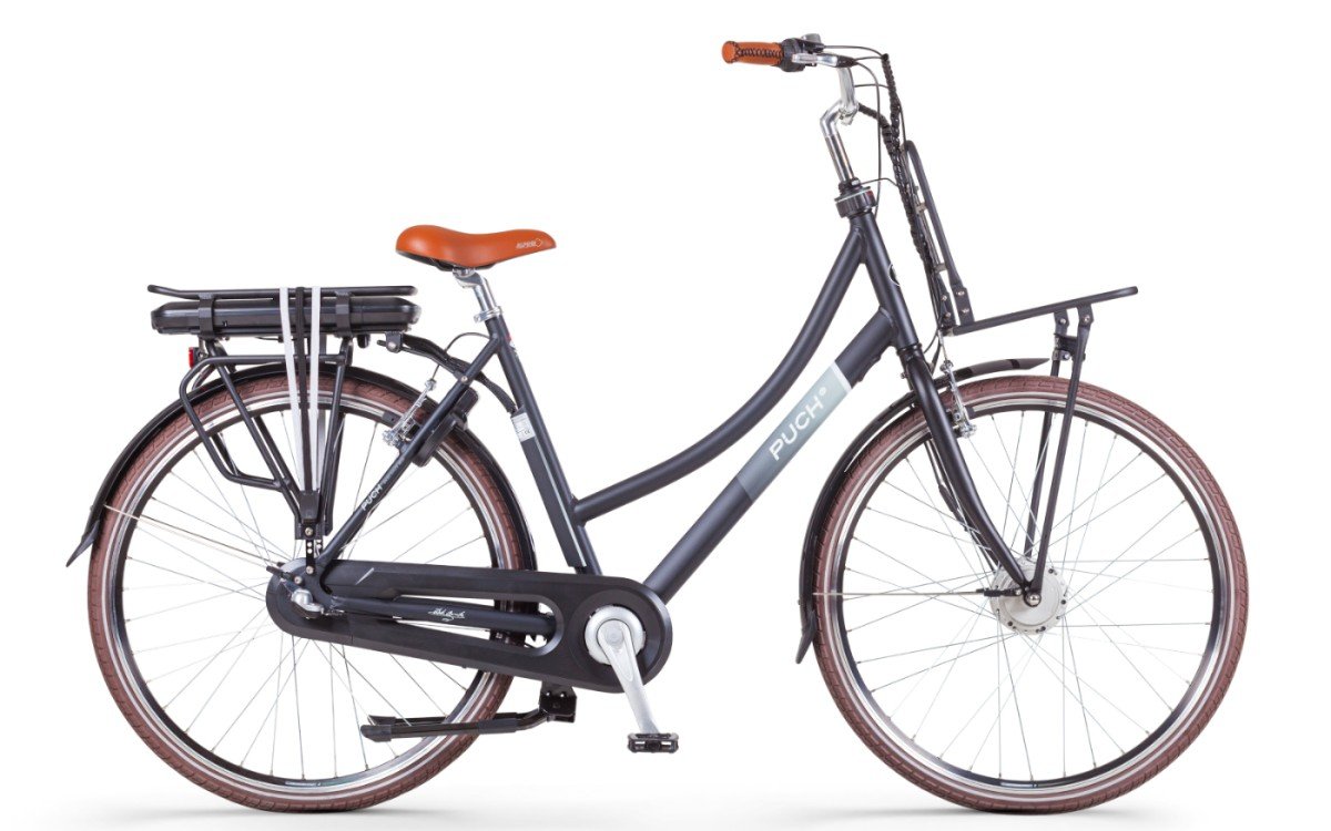 Puch E-Rock N3, Zwart Mat