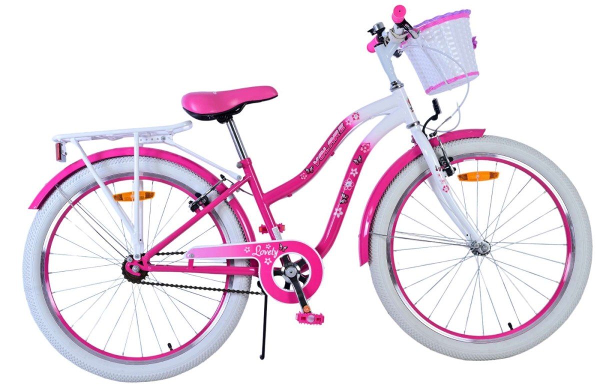 Volare Lovely Kinderfiets - Meisjes - 24 inch - Roze - Tw Meisjes Roze 2024