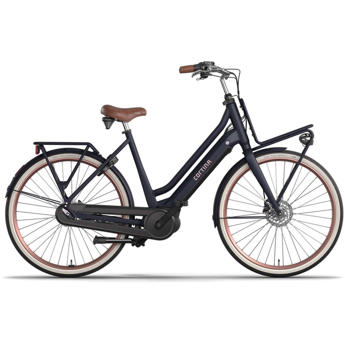 CORTINA E-U4 Transport Next DB7 AL+ MM LTD 2025 Dames Dames Millionaire Blue Matt 57cm 2025
