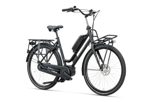 BATAVUS Quip E-Go Dames Zwart Mat 49cm 2025