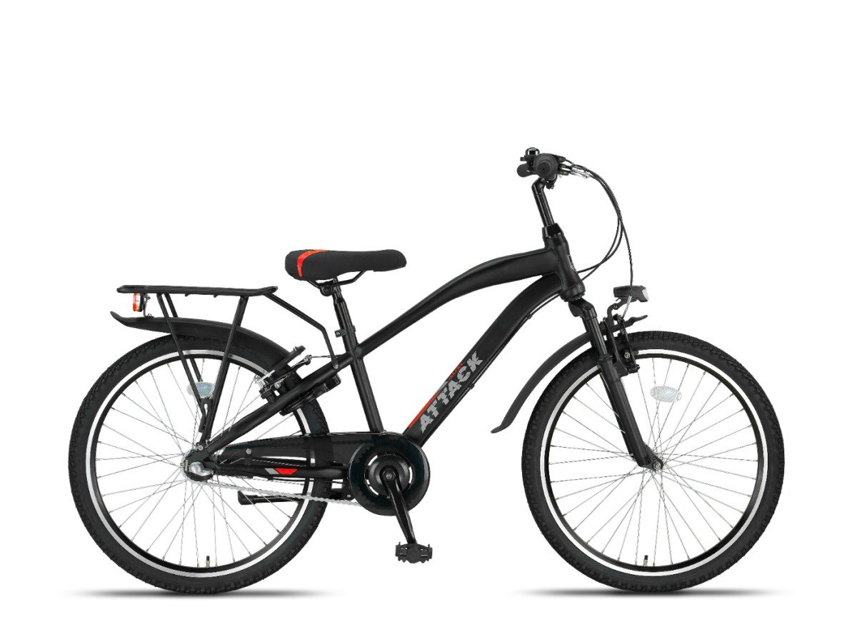 Altec Attack MTB N-3 Jongens Zwart Zilver 24 Inch 2026